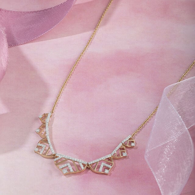 Lippan Luxe Gold & Diamond Necklace