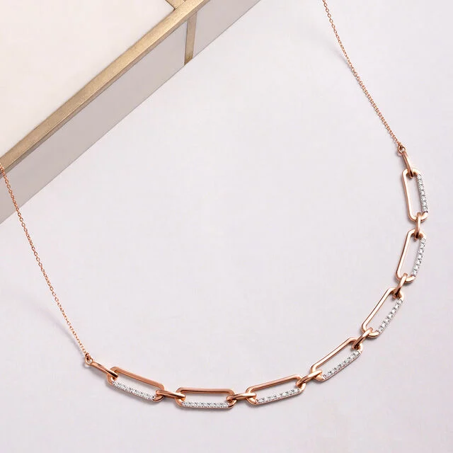 Radiant Blossom Gold & Diamond Necklace